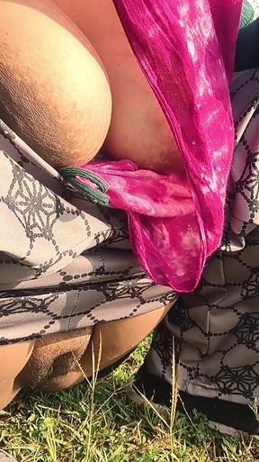 Indian Village Aunty Hardcore Sex Video Fucked Outdoor in Jungle by Nephew