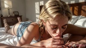 a skinny slut with pigtails begged to fuck her[ai]