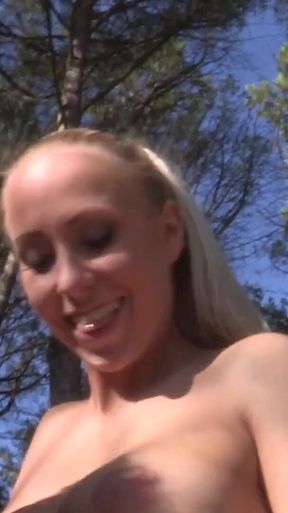 Carla Cox: 2 Cocks in the Wood for a Never Ending Orgasm