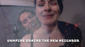 Vampire Eve drains Neighbor Caroline Pierce