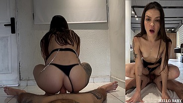 Petite Colombian Porn Star gets good dick in her Ass - Yessica Bunny FULL