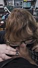 Obedient fuckmeat gets on her knees and sucks dick when told.