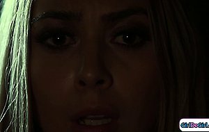 Big tits agent makes busty latin prostitute squirt n facesit