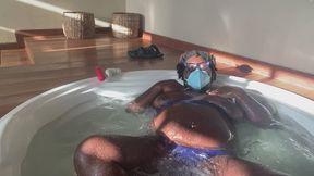 Masturbated in a public spa yesterday…don’t worry, all messes were properly cleaned part 1