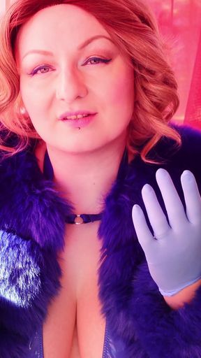I Am Your Doctor. Asmr in Medical Gloves. Arya Grander