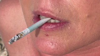 Smoking 2 Cigarettes on the Beach... at day and in Sunset