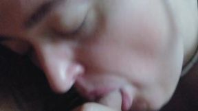 Slow &mdash;  Close-Up &mdash;  Oral Cock Massage POV