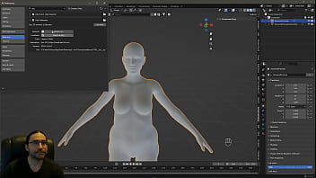 Building the Leticia Scene Body Morphing Part 2 (Blender based)