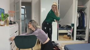 Sissyboy Is whipped and pegged and humiliated by mistress