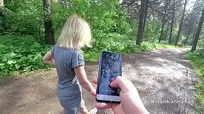 I Play With My Wife In The Town Park Of Lovense! Sex, Squirt In Public