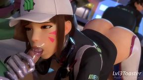 HENTAI 3D Shooting Star DVa extended [SOUND]