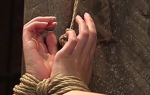 Spanish master anal fucks tied blonde