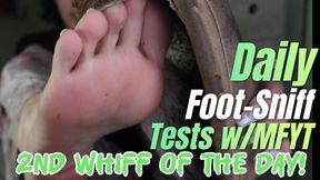 Daily Self Foot Whiffs with MFYT Nov 21 2025 part 2