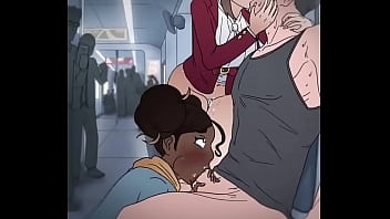 Derpixon Subway Blowjob