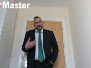 Suited stepdad catches you jerking and humiliates you for small penis SPH PREVIEW