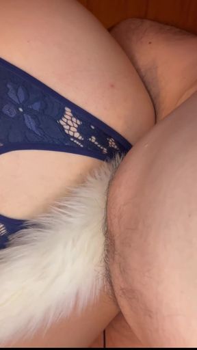 Happy with my fox tail