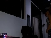 Sexualy broken pounded hard in back room at tattoo shop