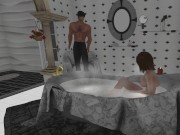 Pantyhose Bathtub Scene