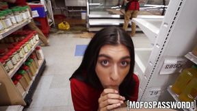 Hot guy fingers and pleases busty Aubry Babcocks wet pussy&#x270C; at office