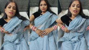 Today I seduced my sister-in-law and fucking blue saree xxx