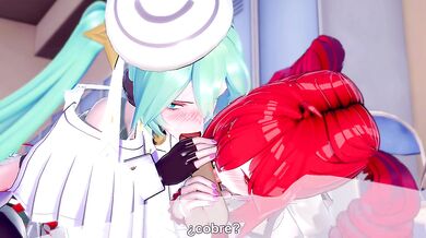 Kasane Teto vs Hatsune Miku whoever takes your love and body