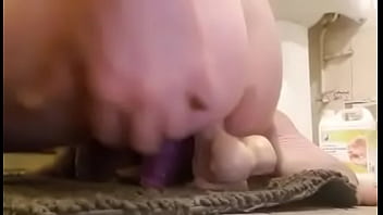Perv plays with multiple dildos