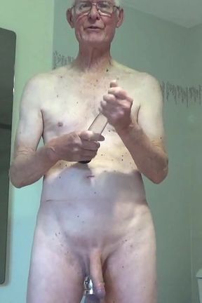 Riding the Cock Dildo with Ballweights