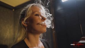 Hugged by smoke curls 4K MP4