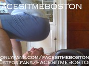Is this what you thought would happen when growingbutt asked you to spot him.  HE farts in your face
