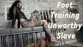 Foot Training For Unworthy FootSlave