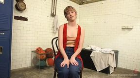 Petite Journalist Gangbanged Into a Gaping Anal Slut!