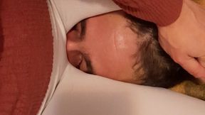 Facesitting In Leggings! Extreme Close-Ups! (4K Resolution) High Definition!