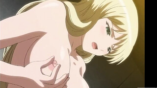 Cartoon babe with big boobs is moaning while getting fucked, because she is about to cum