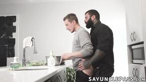 ”Twink William Moore is such a good stepson to hunk Markus Kage”