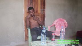 extreme deepthroat with pleasure and cum abundantly flowing between teammates after sport who go away with pleasure