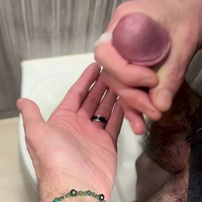 I fucked a Straight  in toilet while his wife was shopping