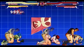 Shermie & Cher Engage in Hot Hentai Sex with Leona Heidern for Intense Orgasm Moments
