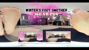 360VR POV: Giantess Winter Flynn Stuffs You In Her Socks