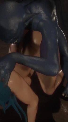 Thrilling moment from &quot;goblin cave anal cumshot in ass&quot;