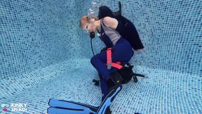 Underwater Scuba Strip Challenge & Vibe Climax
