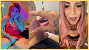 A tasty compilation of trans Emma Ink - Total Vid on OF/EMMAINK13