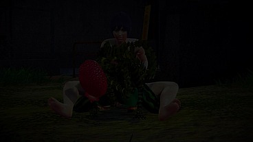 Fucking a Watermelon in the Park - Hentai Monster Girl