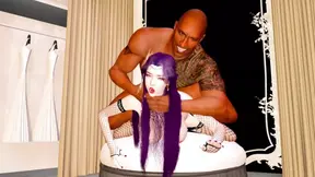 The Rock and girl trying on a wedding dress with her boyfriend 2 - Hentai Uncensored V326