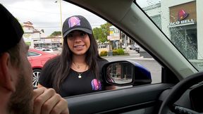 i pick up slutty taco bell worker & fuck her in my car! melztube, steve rickz