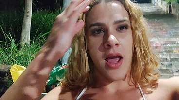 She was almost naked in the street prostituting herself with a perfect, tanned body. I fucked the hottie without a condom in a public park outdoors and came inside her pussy, which is when we got caug