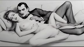 dracula fucking beautiful lady on sofa