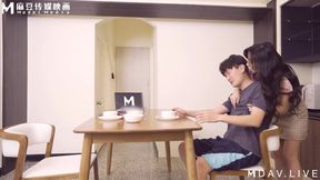 Md-0166 Three Older Sisters Strained Me to Break My Virginity