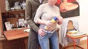 A Cougar In Heat Gets A Big Young Cock