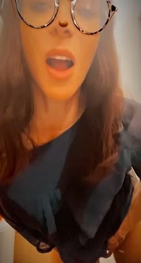 HARD Very hot MILF is looking for a Subscriber to get fucked hard at her work!