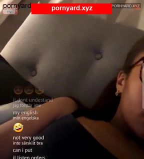 Curious amateur flashes webcam in homemade video